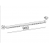 LENS LINE 96 LED section M930 54° natynkowy biały struktura 40260-M930-W3-00-13